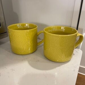 Opalhouse Sunny Yellow Floral Mugs